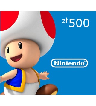 eShop Prepaid Card PLN 500 PL Nintendo eShop Key 